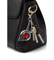 Naruto Akatsuki Bulut Metal Kırmızı Taşlı Anahtarlık Unisex Anime Aksesuar