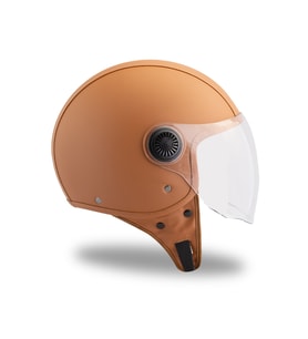 Leather Sand Kahverengi Açık Kask