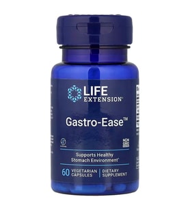 Gastro-Ease Supports Healthy Stomach Environment 60 Veg. Capsules