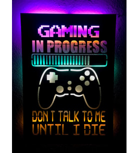 Gaming Progess Led Işıklı Tablo