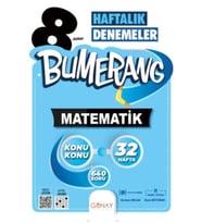 Bumerang LGS 8. Sınıf 32’lik Haftalık Matematik Denemeleri