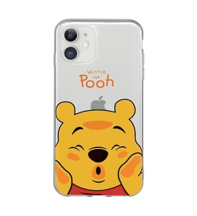 Iphone 11 Uyumlu Winnie The Pooh Desenli Şeffaf Telefon Kılıfı