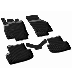 Skoda Octavia 3  Ferrous 4D Havuzlu Kauçuk Paspas 2013 2019