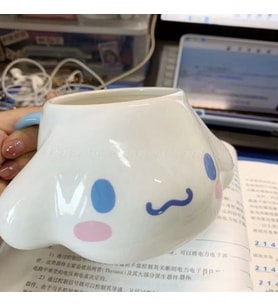 450Ml Sanrio Cinnamoroll Sevimli Seramik Karikatür Yaratıcı Meşrubat Bardağı