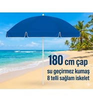 Plaj Şemsiyesi Sabit 180 cm