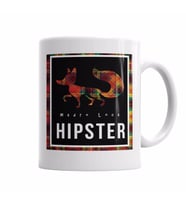Hipster Kupa Bardak Porselen