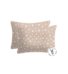 %100 Pamuklu Fermuarlı Bebek Yastık Kılıfı 35x45 ( 2 Adet )