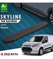 Opel Vivaro B Kısa Şase Skyline Siyah Yan Basamak 213 Cm 2015-2018 A+ Kalite