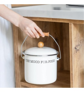 Lexroo Mood Büyük Boy Tüm Ocaklara Uyumlu 4 Litre Bakraç Krem 18 cm