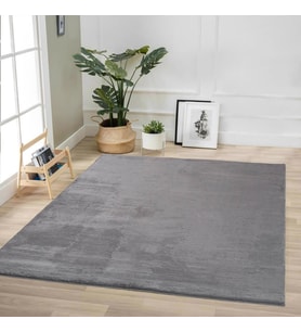 Jassrug Soft Kürk Halı 160x230 Antrasit
