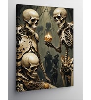Kanvas Tablo İskeletler
