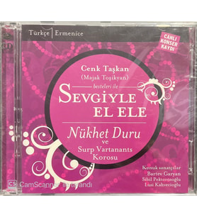 (Plak Değildir CD dir) CD Cenk Taşkan Nükhet Duru Sevgiyle El Ele Açılmamış Jelatininde CD (Karışık)
