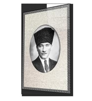 Atatürk Cam Tablo 4 mm Dayanıklı Temperli Cam