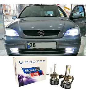 Opel Astra G Led Xenon Kısa Far Ampulü HB3 Mono Yeni Seri Beyaz 1998-2004