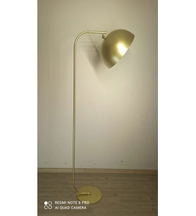Rys Retro Metal Dekoratif Rustik Mafsallı Gold Rustik Köşe Lambası Başlık Çap:40 cm