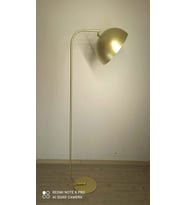 Rys Retro Metal Dekoratif Rustik Mafsallı Gold Rustik Köşe Lambası Başlık Çap:40 cm
