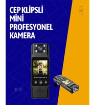 Kablosuz Wifi Bağlantılı Full Hd Mini Kamera - Döngüsel Kayıt Ve Hareket Algılama Özellikli