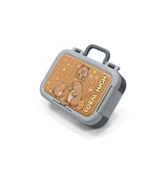 CORAL HIGH 39289 KIDS CAPYBARA DESENLİ 2 BÖLMELİ PASLANMAZ ÇELİK YEMEK KABI