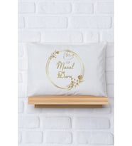 Pia Baby Premium %100 Pamuk İsme Özel Kız Bebek Yastık Kılıfı 35*45 cm 5080-12