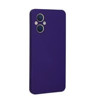 Oppo Reno 7 Lite Kılıf Nano İçi Kadife Silikon - Mor