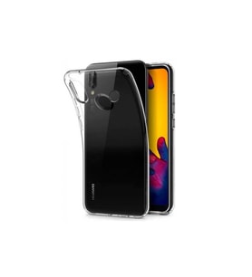 Huawei P20 Lite Premium Silikon Kılıf Şeffaf