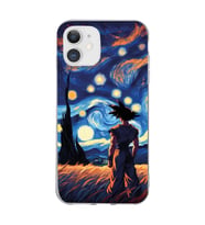 Iphone 11 Uyumlu Dragon Ball Tasarımlı Şeffaf Telefon Kılıfı