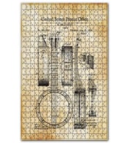 Cakapuzzle Banço Patent 1882 Puzzle Yapboz MDF (Ahşap) (120 Parça)