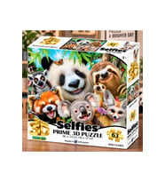 Selfies Zoo Cutes 63 Parça 3D Puzzle