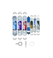 PWS Kapalı Kasa Su Arıtma Cihazı  STD 7li Vontron mebran B12 Alkali+şeffaf mineral+gümüş iyon