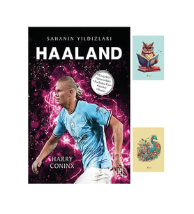 Haaland - Sahanın Yıldızları - Harry Coninx - Parodi Yayınları - 9786258364811 - Not Defterli Seti