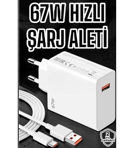 67W Şarj Aleti Turbo Hızlı Type-C Şarj