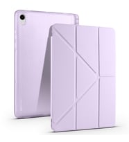Samsung Galaxy Tab S11 Uyumlu Kılıf Zore Tri Folding Kalem Bölmeli Standlı Kılıf