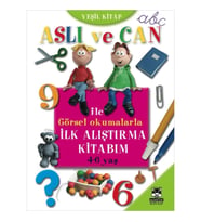Aslı ve Can ile Görsel Okumalarla İlk Alıştırma Kitabım (Yeşil Kitap)