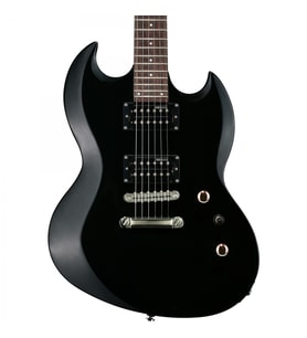 ESP LTD LVIPER10KITBLK Viper 10 Kit Siyah Elektro Gitar  SG Tarzı Gövde Güçlü Humbucker