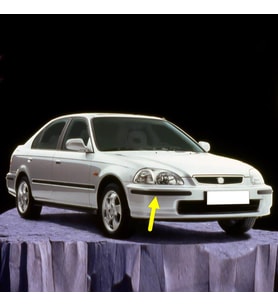 Honda Civic 1996-2000 Sağ Ön Tampon Köşe Bandı Çıtası Kuşağı