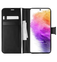 Microsonic Samsung Galaxy A73 5G Kılıf Delux Leather Wallet Siyah