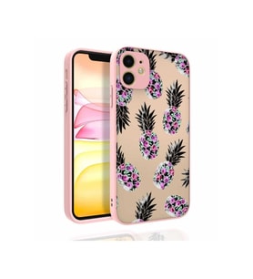 Apple iPhone 11 Uyumlu Kılıf Desenli Kamera Korumalı Parlak Zore Nora Kapak (Model 1)