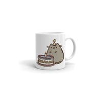 Beyaz Pusheen Baskılı Kupa
