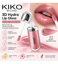 KIKO Milano 3D Hydra Lip Gloss 32 Pearly Natural Rose – Besleyici ve Nemlendirici Dudak Parlatıcısı