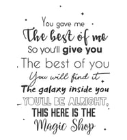 Magic Shop - Bts Tablo Ahşap Poster Dekoratif Kod3346
