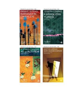 Baragan’in Dikenleri + Karanlığın Yüreği + Ay Ve Altı Peni + Sarı Odanın Esrarı- 4 Kitap Set
