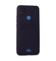 Xiaomi Redmi 9c Kılıf Kelvin Kartvizitli Silikon - Derin Mor