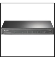Tp-lınk Tl-sg1210p, 8 Port, Gigabit, Poe 63w, 1 Port Sfp, Yönetilemez, Metal Kasa, Masaüstü Switch