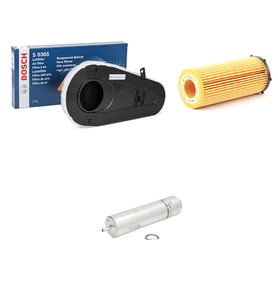 Bosch Filtre Bakım Seti BMW 7 SERİSİ 730 Dizel 2008-2015 245 Beygir Hava + Yağ f. + Yakıt Filtre Bosch
