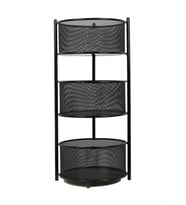 3 KATLI SİYAH METAL PATATES SOĞAN SEBZE,MEYVE SEPETİ, SEBZELİK
