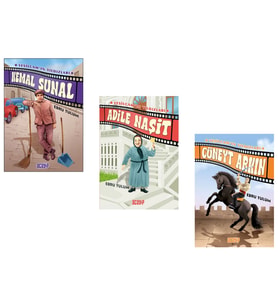 Yeşilçamın Yıldızları 3 Kitap Kemal Sunal Cüneyt Arkın Adile Naşit Acayip Kitaplar Ebru Tulum