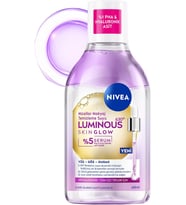 Luminous630 Skin Glow Parlaklık Etkili Micellar Makyaj Temizleme Suyu 400 ml, Serum İçerikli, PHA, Hyaluronik Asit, Arındırıcı, Nemlendirici