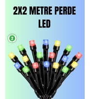 Su Geçirmez Pil Çalışan LED Perde Işık – İç ve Dış Mekan