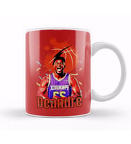 Deandre Ayton Vintage Art   Legend Basketball Gift Kupa Bardak Porselen