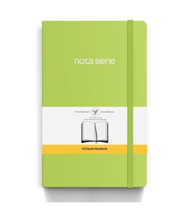 VICTORIA'S JOURNALS NOTE BENE 9233 CLASSIC NOTEBOOK ESNEK KAPAK 13x21cm 70gr.400 SYF. ÇİZGİLİ DEFTER